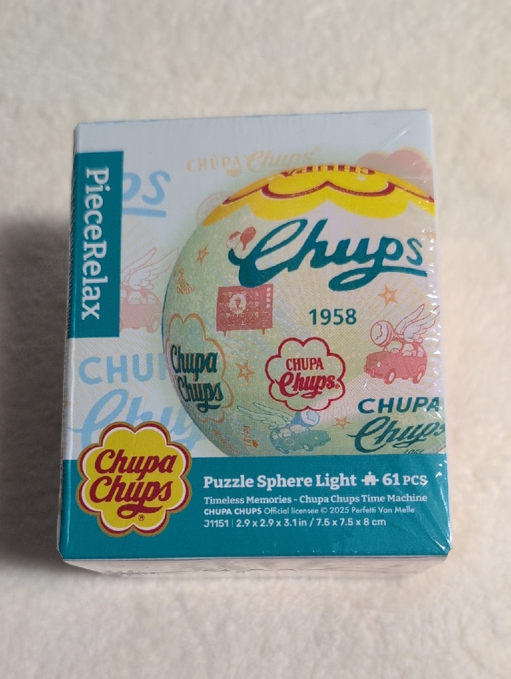 Chips Chups Piece Relax Puzzle Sphere Light 61 Pcs Timeless Memories
